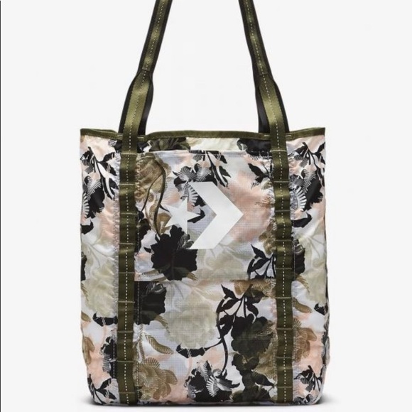 Converse Handbags - Converse Packable Everyday Tote Med Beige Canvas